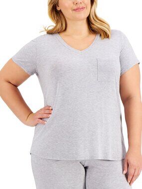 Alfani Womens Plus Size Pajama T-Shirt